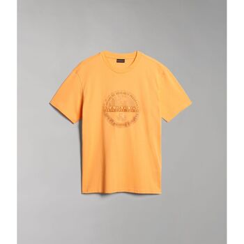 Abbigliamento Uomo T-shirt & Polo Napapijri S-BOLLO NP0A4H9K-A57 ORANGE MOCK Arancio