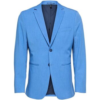 Abbigliamento Uomo Giacche Selected 16088563 SLIM-LIAM-BRIGHT COBALT Blu