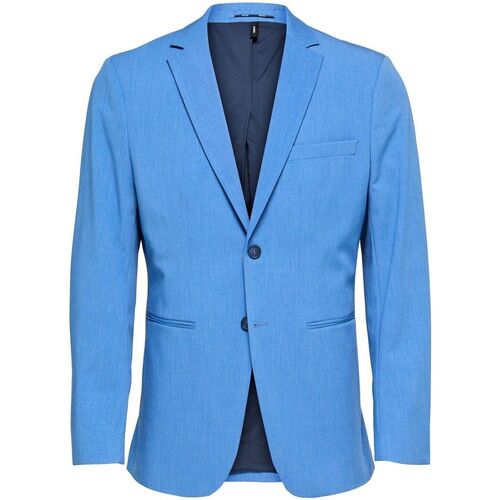 Abbigliamento Uomo Giacche Selected 16088563 SLIM-LIAM-BRIGHT COBALT Blu