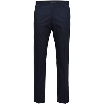 Abbigliamento Uomo Pantaloni Selected 16051395 MYLOLOGAN-NAVY BLAZER Blu