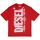 Abbigliamento Unisex bambino T-shirt & Polo Diesel J01131 KYAR1 TJUSTE16 OVER-K438 RED Rosso
