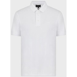 Abbigliamento Uomo T-shirt & Polo Emporio Armani -POLO JERSEY Bianco