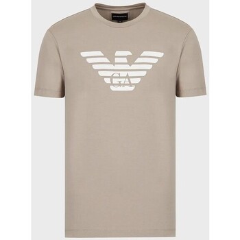 Abbigliamento Uomo T-shirt & Polo Emporio Armani - T-SHIRT CON LOGO AQUILA Beige