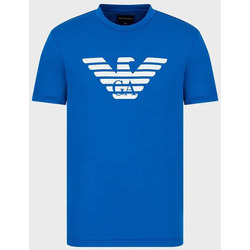 Abbigliamento Uomo T-shirt & Polo Emporio Armani - T-SHIRT CON LOGO AQUILA Blu