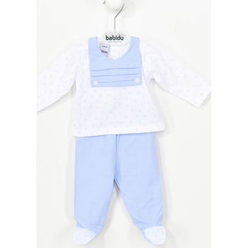 Abbigliamento Unisex bambino Completo Babidu 55285-CELESTE Multicolore