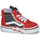 Scarpe Bambino Sneakers alte Vans TD SK8-Hi Zip Bolt Nero / Rosso