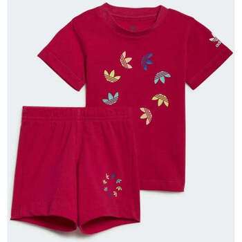 Abbigliamento Bambina Completo adidas Originals  ROSSO