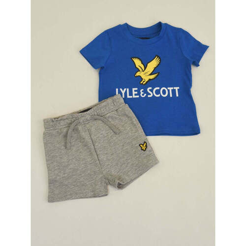 Abbigliamento Bambino Completo Lyle & Scott  Blu