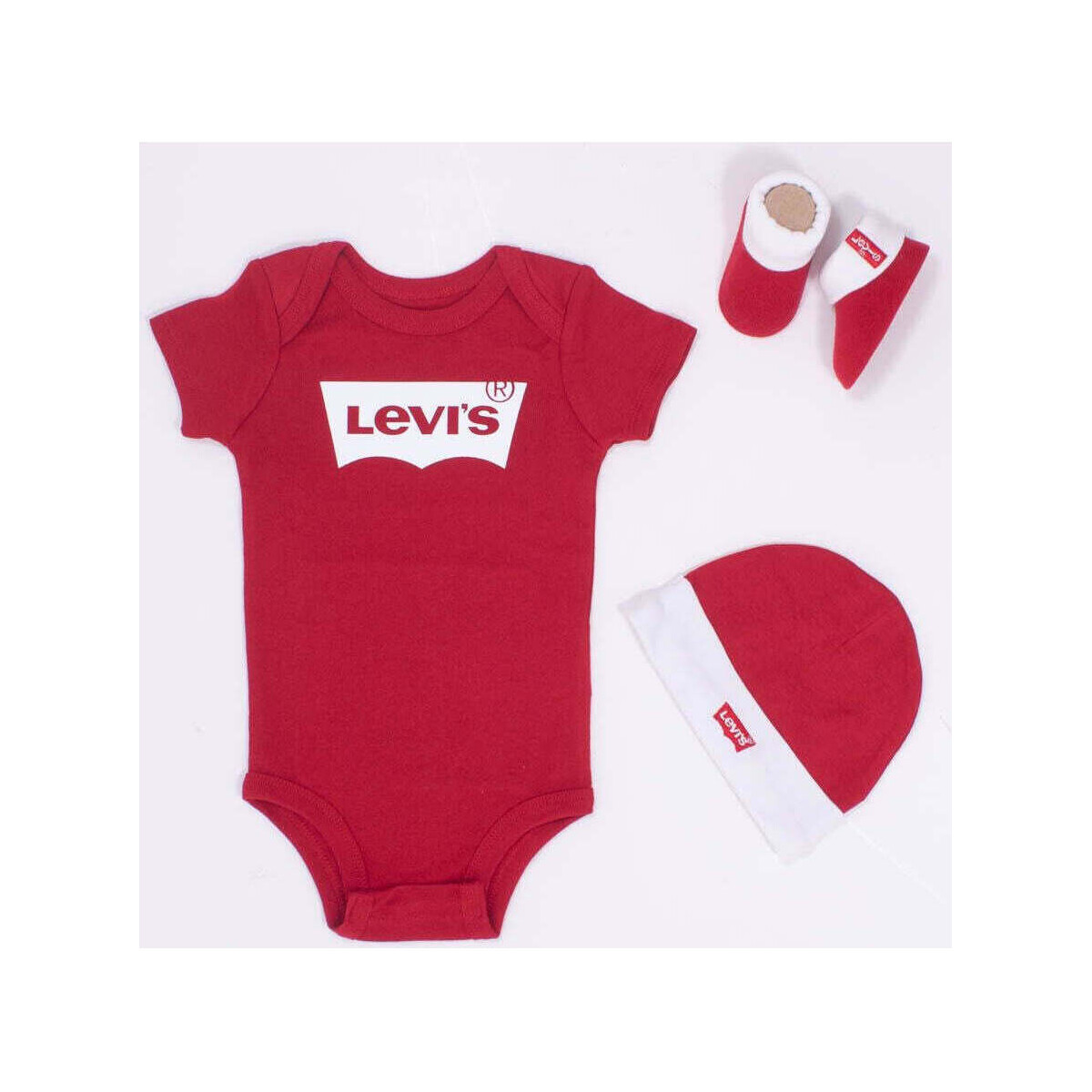 Abbigliamento Bambino Completo Levi's  Rosso