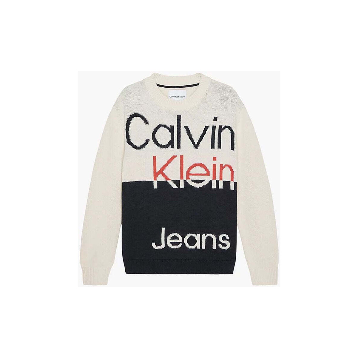 Abbigliamento Bambino Felpe Calvin Klein Jeans  Giallo