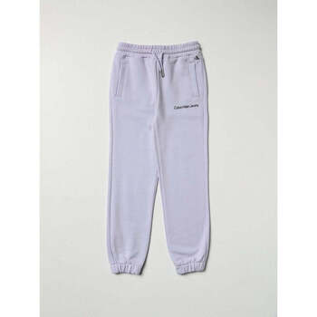 Abbigliamento Unisex bambino Pantaloni da tuta Calvin Klein Jeans  Lavender_Ice