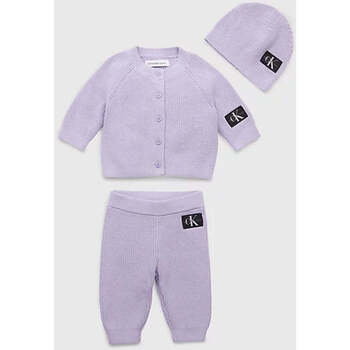 Abbigliamento Unisex bambino Completo Calvin Klein Jeans  Smoky_Lilac
