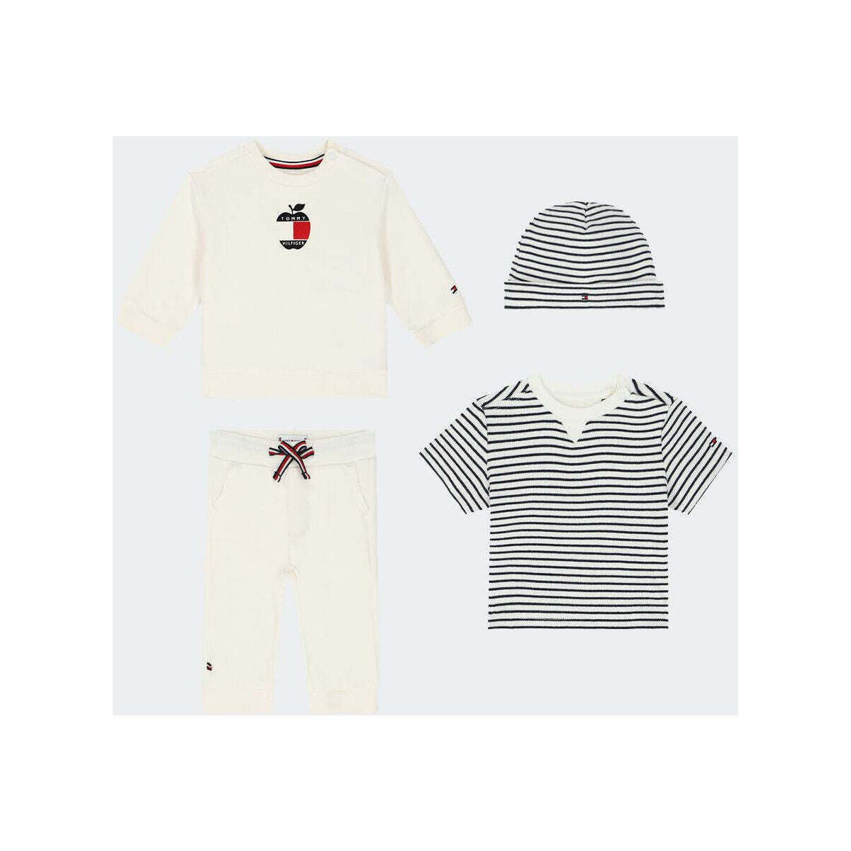 Abbigliamento Bambino Completo Tommy Hilfiger  Bianco