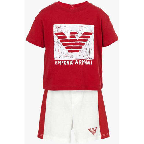 Abbigliamento Bambino Completo Emporio Armani  Rosso