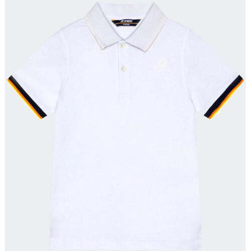 Abbigliamento Bambino T-shirt & Polo K-Way  Bianco