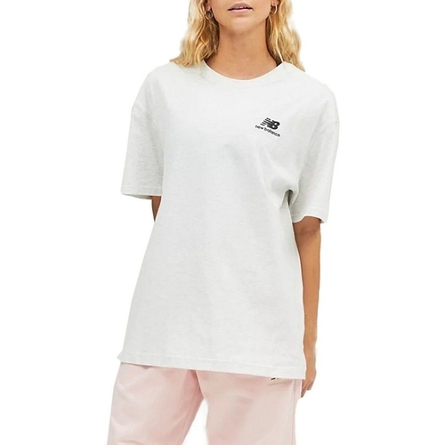 Abbigliamento Donna T-shirt & Polo New Balance UNISSENTIALS TEE Grigio
