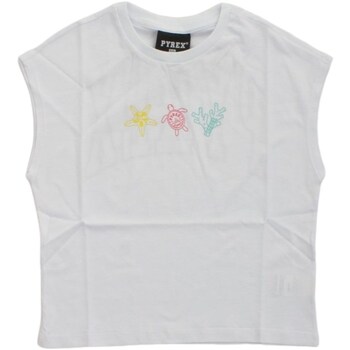Abbigliamento Bambina T-shirt maniche corte Pyrex 033925 Bianco