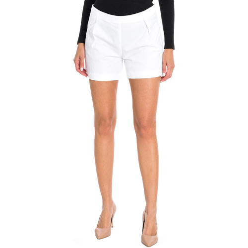 Abbigliamento Donna Shorts / Bermuda Benetton 4GH5590V3-101 Bianco