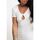 Abbigliamento Donna Vestiti Glamorous Ladies Dress - Off White Rib - ck7014-162476 Bianco