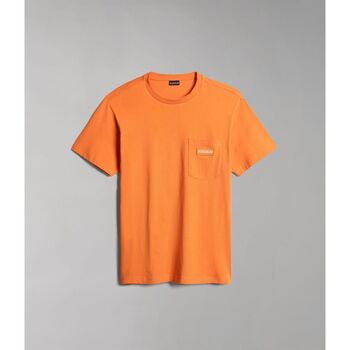 Abbigliamento Uomo T-shirt & Polo Napapijri S-MORGEZ NP0A4GBP-A1X ORANG AMBER Arancio
