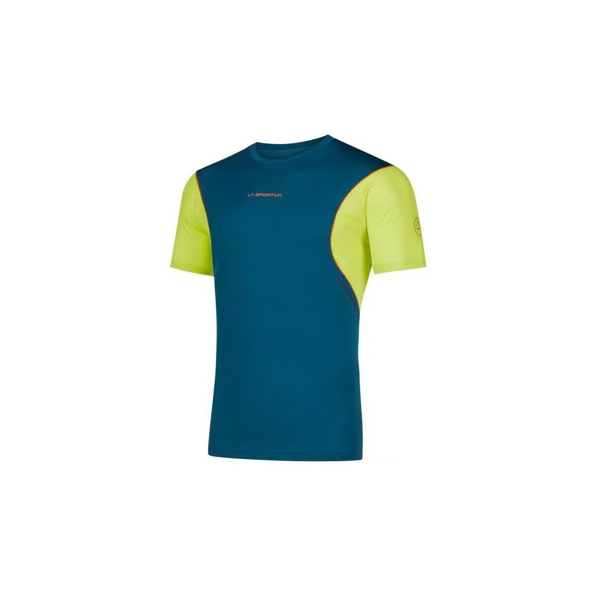 Abbigliamento Uomo T-shirt maniche corte La Sportiva T-shirt Resolute Uomo Storm Blue/Lime Punch Blu