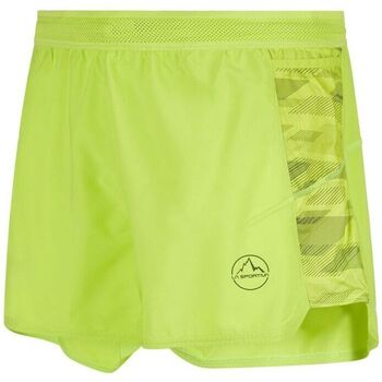 Abbigliamento Uomo Shorts / Bermuda La Sportiva Pantaloncini Auster Uomo Lime Punch Giallo