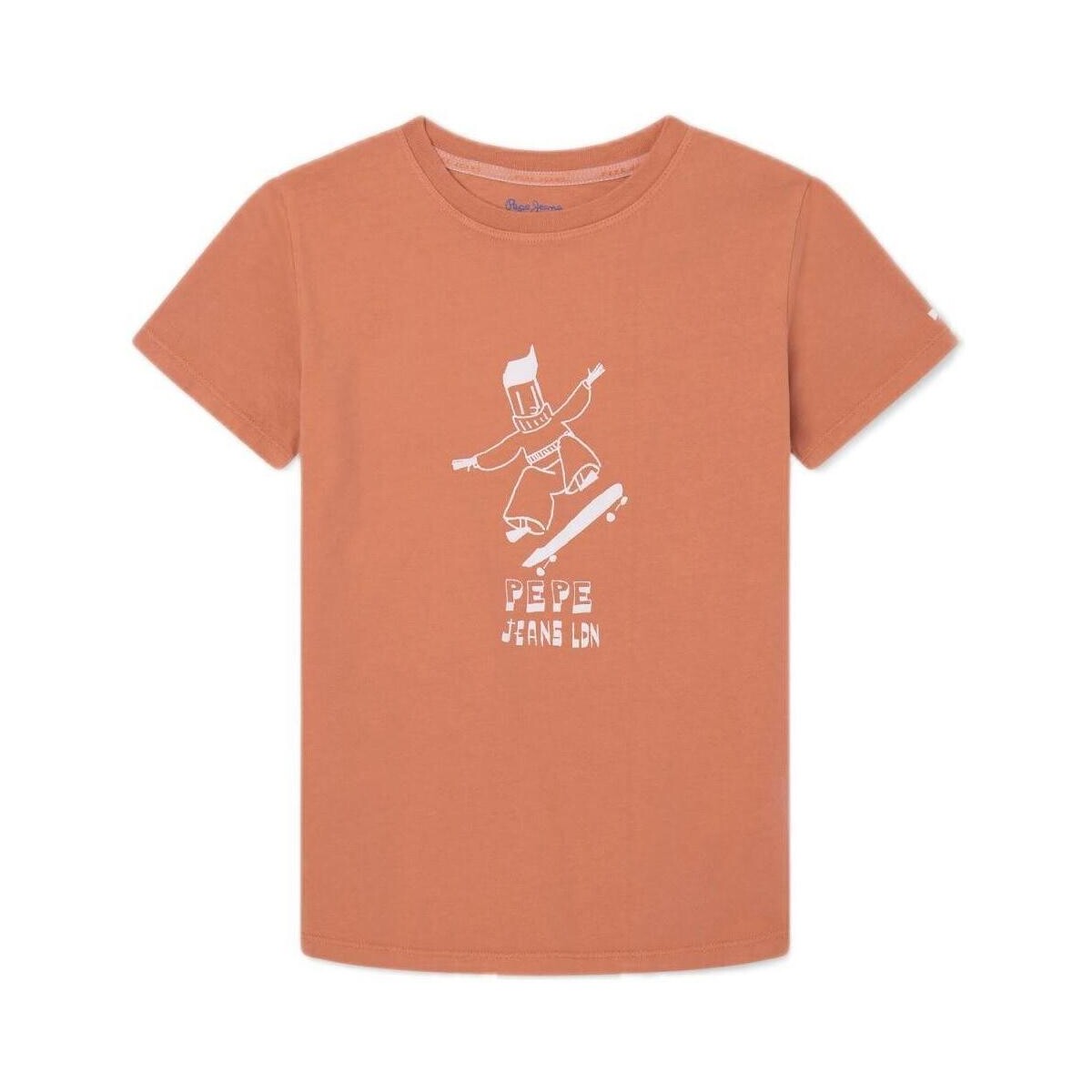 Abbigliamento Bambino T-shirt maniche corte Pepe jeans  Arancio
