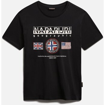 Abbigliamento Uomo T-shirt & Polo Napapijri NP0A4G340411 2000000193595 Nero