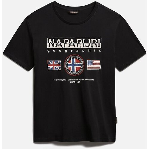 Abbigliamento Uomo T-shirt & Polo Napapijri NP0A4G340411 2000000193595 Nero