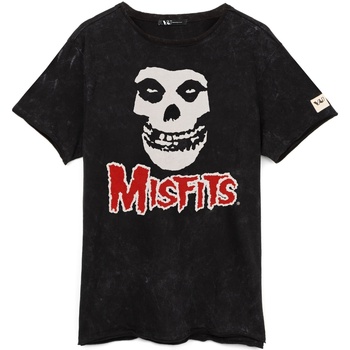 Abbigliamento T-shirts a maniche lunghe Misfits NS6637 Nero