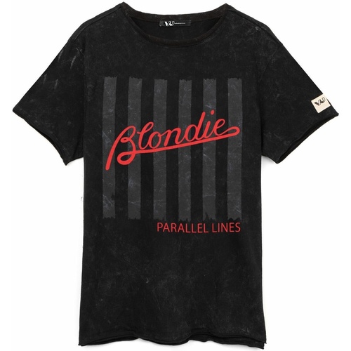 Abbigliamento T-shirts a maniche lunghe Blondie Parallel Lines Nero