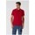 Abbigliamento Uomo T-shirt maniche corte Aeronautica Militare PO1308P8219299 Bianco, Rosso