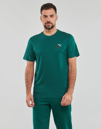Abbigliamento Uomo T-shirt maniche corte Puma ESS  2 COL SMALL LOGO TEE Verde / Scuro