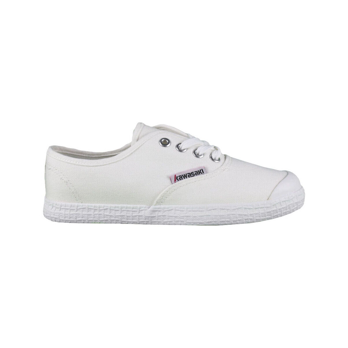 Scarpe Uomo Sneakers Kawasaki Base Canvas Shoe K202405 1002 White Bianco