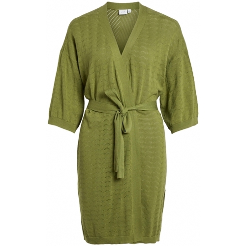 Abbigliamento Donna Cappotti Vila Lesly 3/4 Cardigan - Calliste Green Verde
