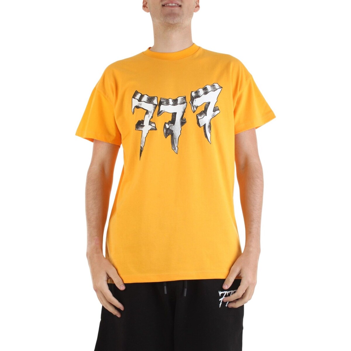 Abbigliamento Uomo T-shirt maniche corte Triplosette 777 TRSM465 Giallo