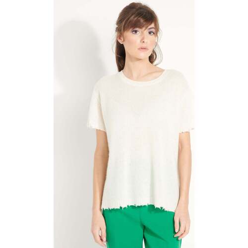 Abbigliamento Donna T-shirt maniche corte Studio Cashmere8 AVA 6 Bianco