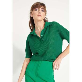 Abbigliamento Donna Polo maniche corte Studio Cashmere8 AVA 1 Verde