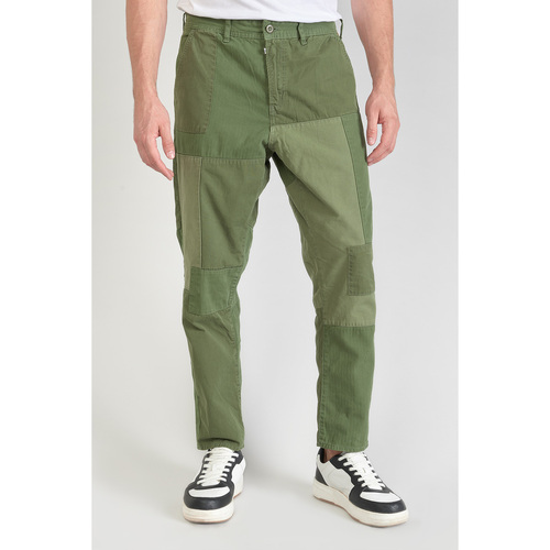 Abbigliamento Uomo Pantaloni Le Temps des Cerises Pantaloni loose, taglio largo MISTER Verde