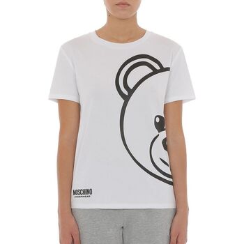 Abbigliamento Donna T-shirt & Polo Moschino T-Shirt e Polo Donna  1915 9008 Bianco Bianco