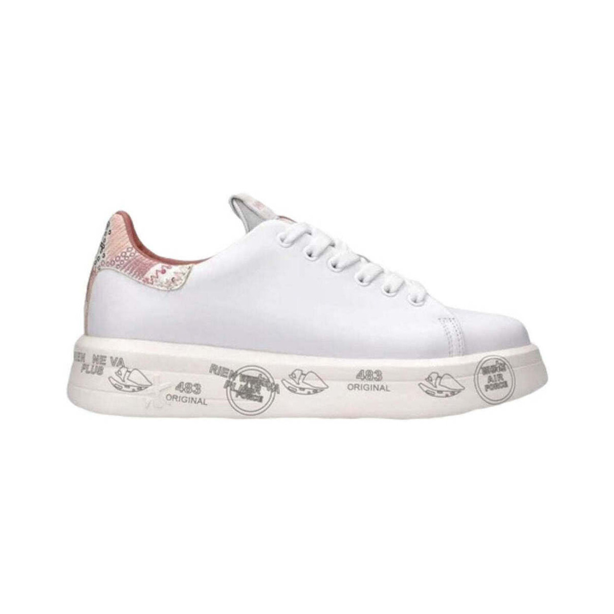 Scarpe Donna Sneakers Premiata Sneaker Donna Belle BELLE VAR 5721 Bianco Bianco