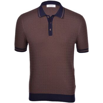 Abbigliamento Uomo T-shirt & Polo Gran Sasso T-Shirt e Polo Uomo  57113/20625 Marrone Marrone
