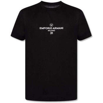 Abbigliamento Uomo T-shirt & Polo Emporio Armani T-Shirt e Polo Uomo  3L1TCP 1JSAZ Bianco Nero