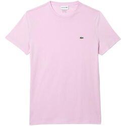 Abbigliamento Uomo T-shirt & Polo Lacoste T-Shirt e Polo Uomo  TH6709 Z4H Rosa Rosa