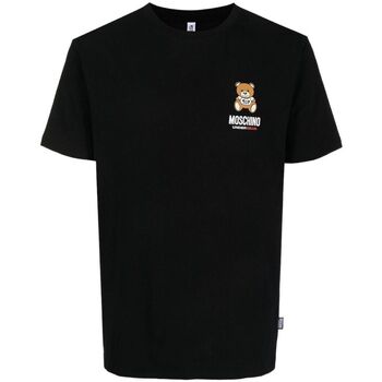 Abbigliamento Uomo T-shirt & Polo Moschino T-Shirt e Polo Uomo  A1924 8103 0555 Nero Nero