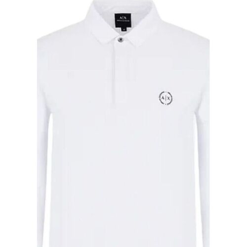 Abbigliamento Uomo T-shirt & Polo EAX T-Shirt e Polo Uomo  8NZF79 ZJ81Z 1100 Bianco Bianco