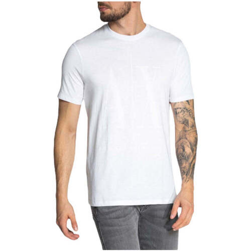 Abbigliamento Uomo T-shirt & Polo EAX T-Shirt e Polo Uomo  8NZTPP ZJH4Z 1100 Bianco Bianco