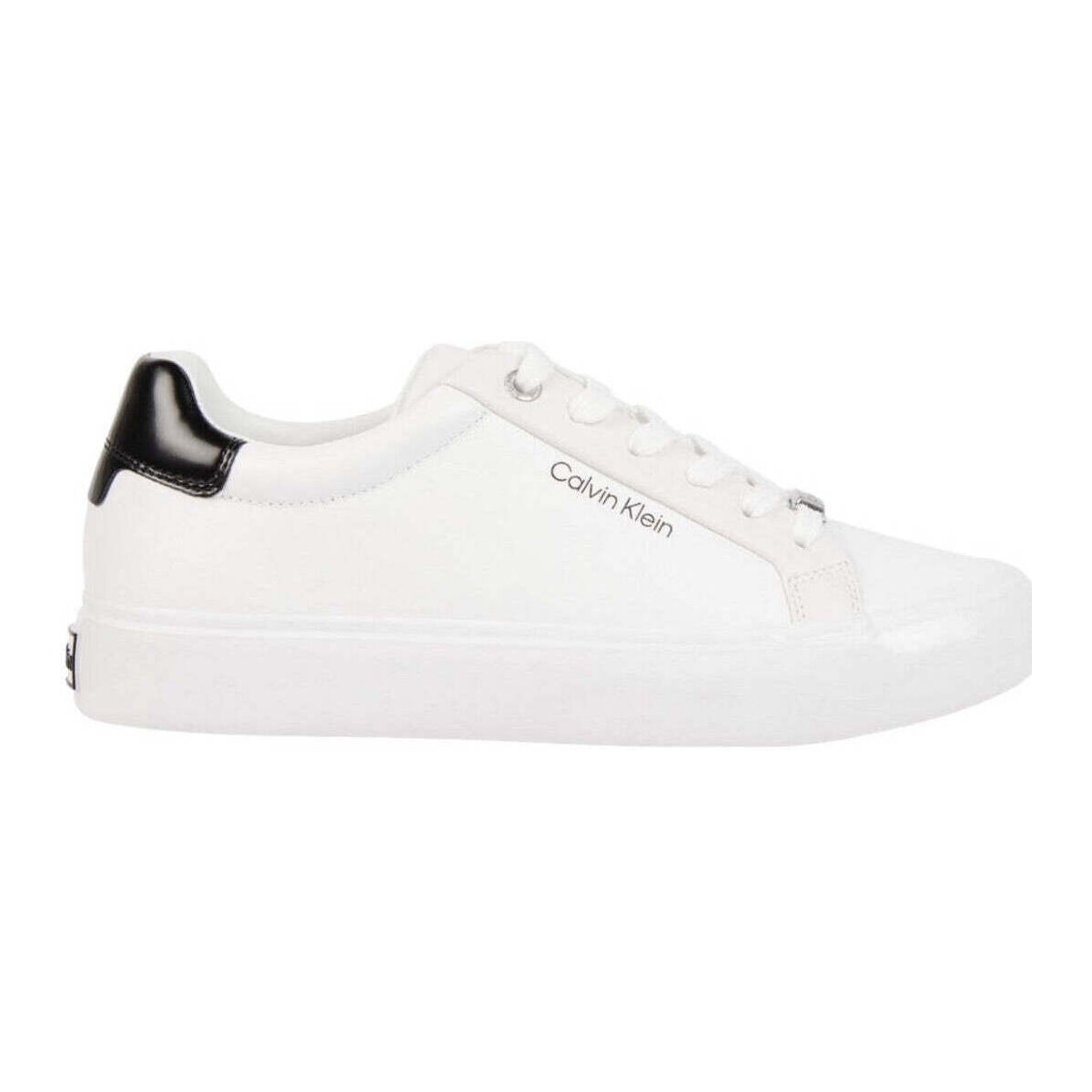 Scarpe Donna Sneakers Calvin Klein Jeans Sneaker Donna  HW0HW01406 YBR Bianco Bianco