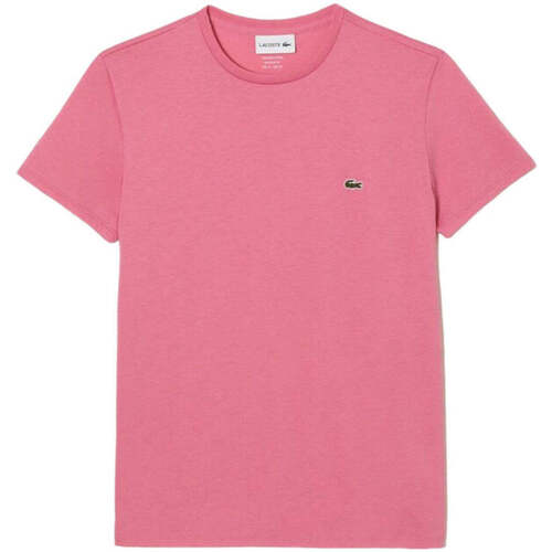 Abbigliamento Uomo T-shirt & Polo Lacoste T-Shirt e Polo Uomo  TH6709 2R3 Rosa Rosa