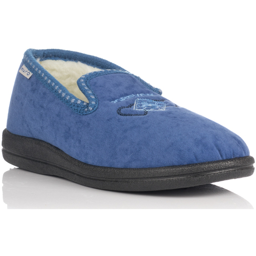 Scarpe Donna Pantofole Muro 6104 Blu